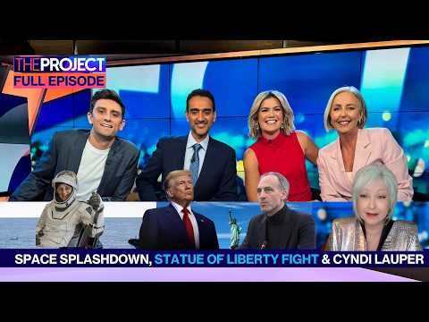 Astronauts Splashdown, Statue of Liberty Fight &amp; Cyndi Lauper: The Project Full Show (March 19)