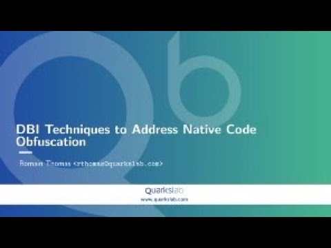 Dynamic Binary Instrumentation Techniques to Address Native Code Obfuscation
